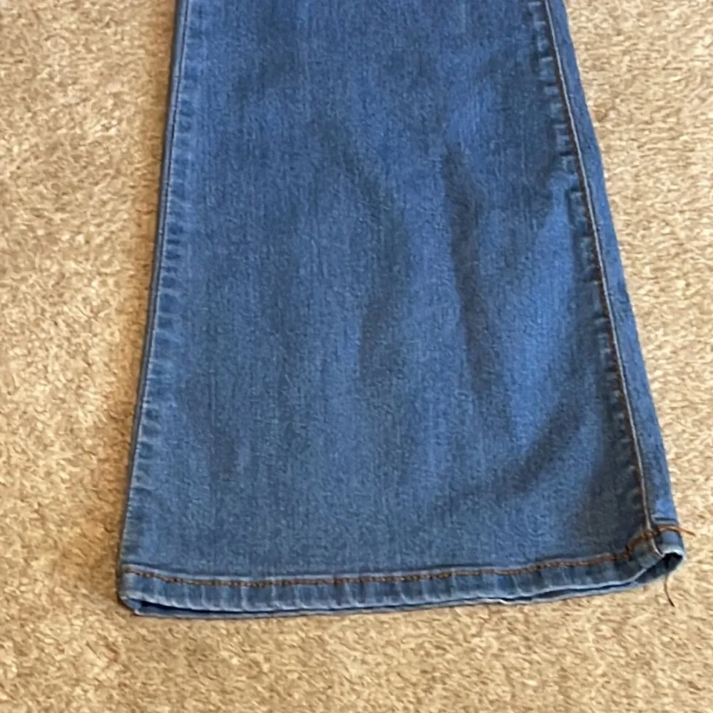 Vibrant Blue Flare Jeans - Picture 2 of 7